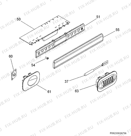 Взрыв-схема холодильника Electrolux EK30410LWE - Схема узла Electrical equipment 268